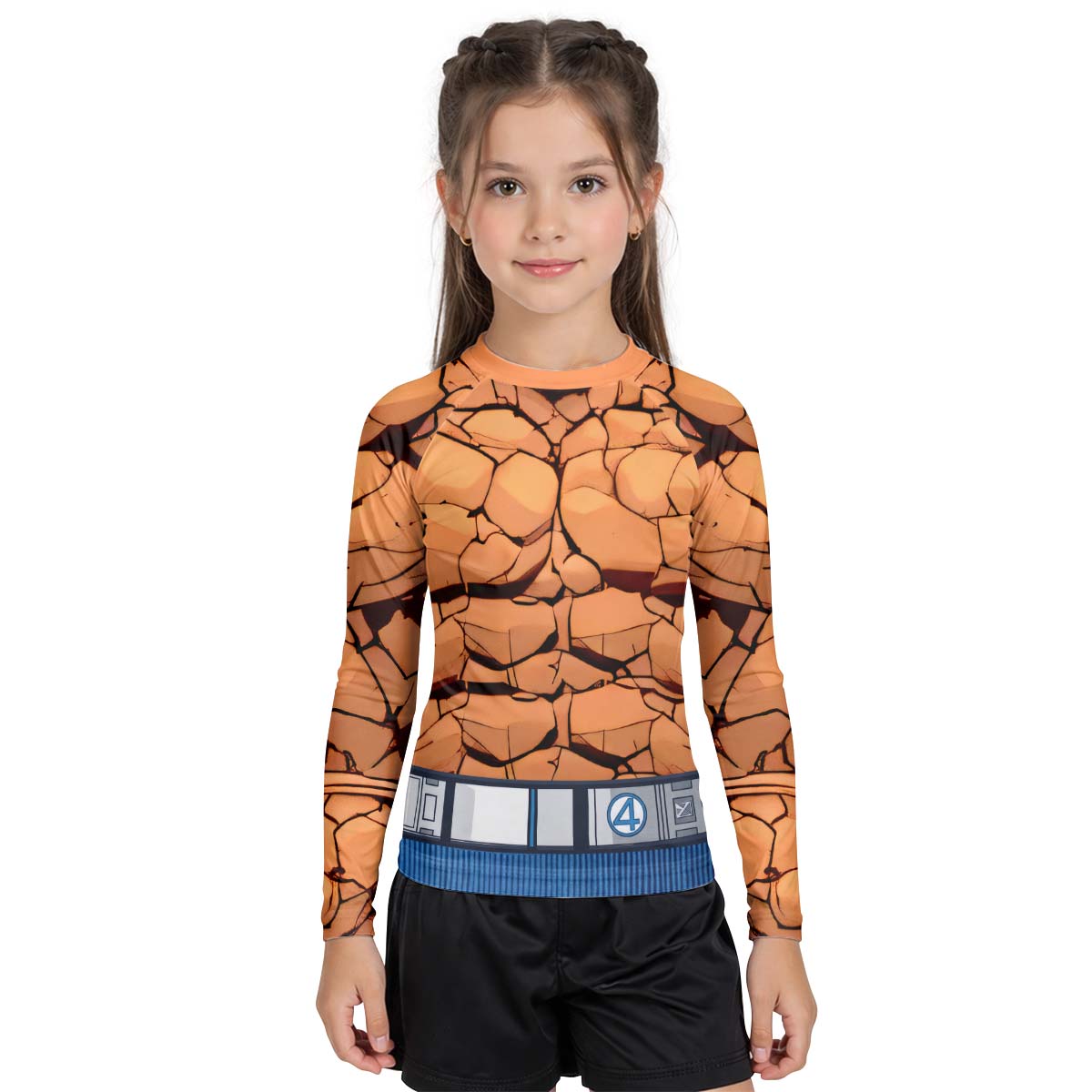  Marvel Fantastic 4 Thing Kid Rash Guard