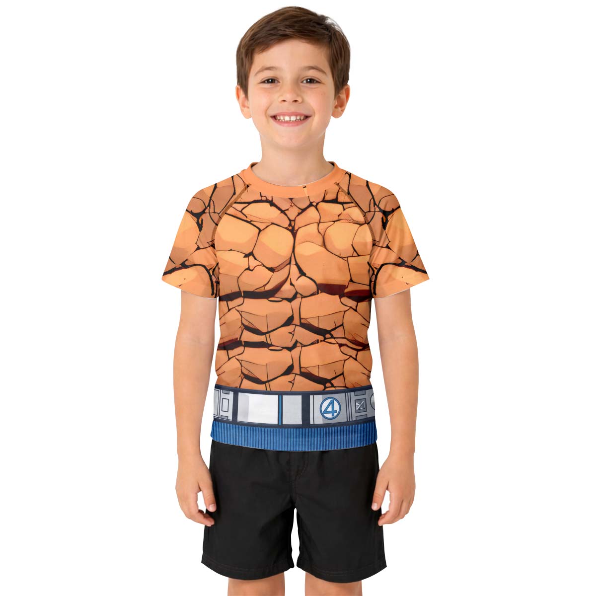  Marvel Fantastic 4 Thing Kid Rash Guard