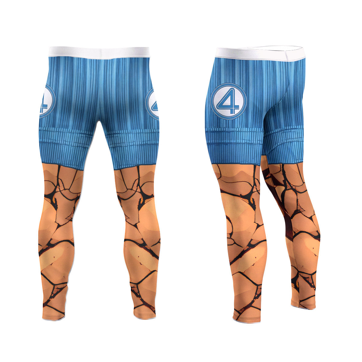  Marvel Fantastic 4 Thing Men's Compression Leggings