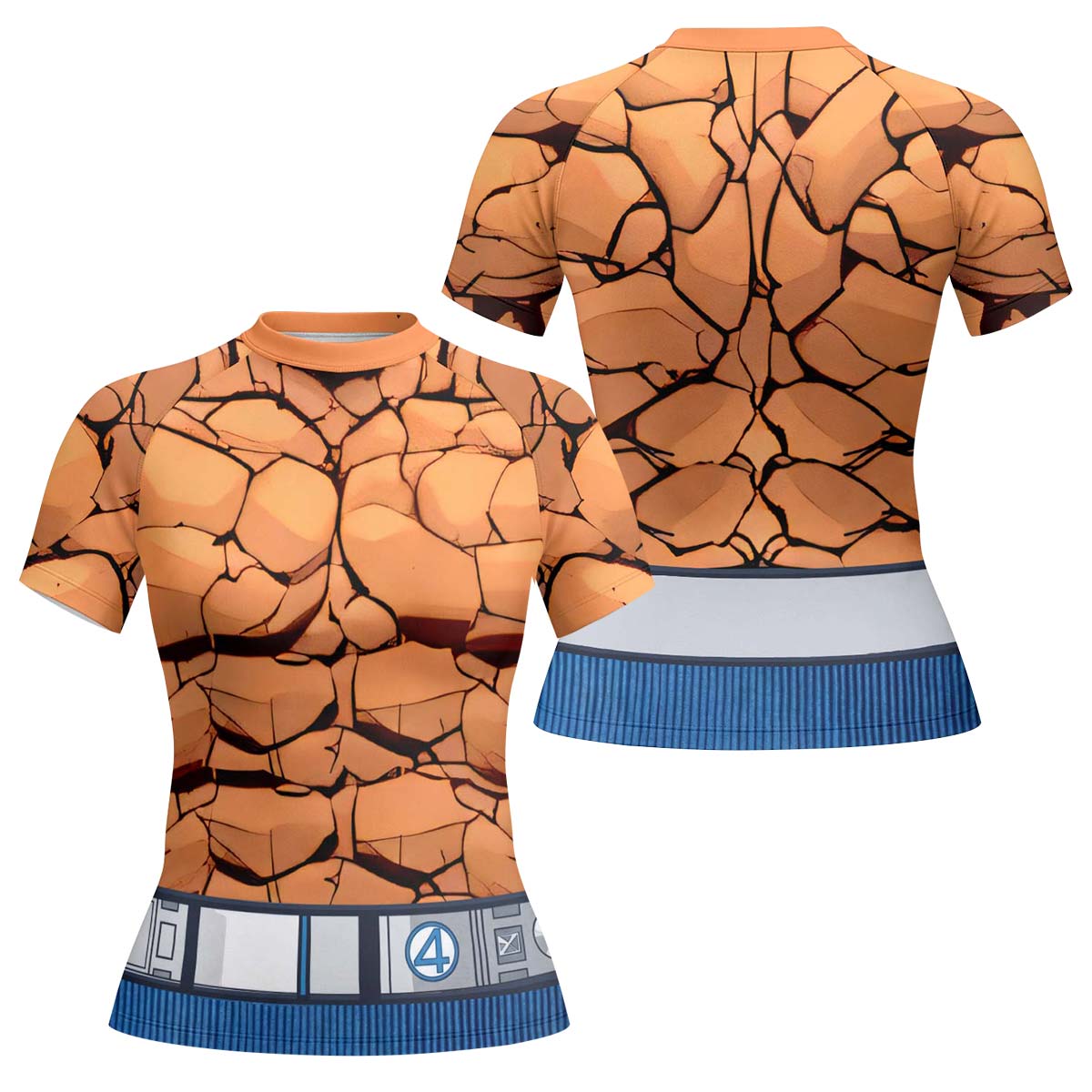  Marvel Fantastic 4 Thing Rash Guard