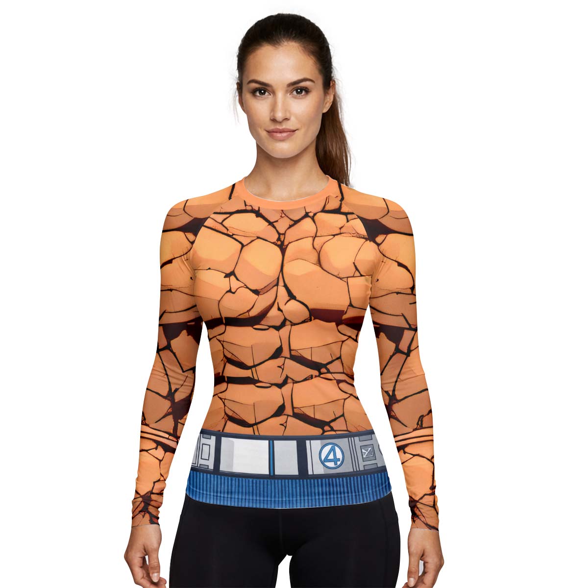  Marvel Fantastic 4 Thing Rash Guard