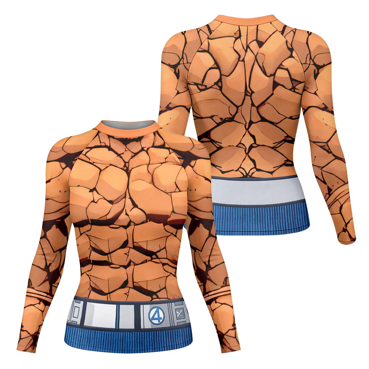  Marvel Fantastic 4 Thing Rash Guard