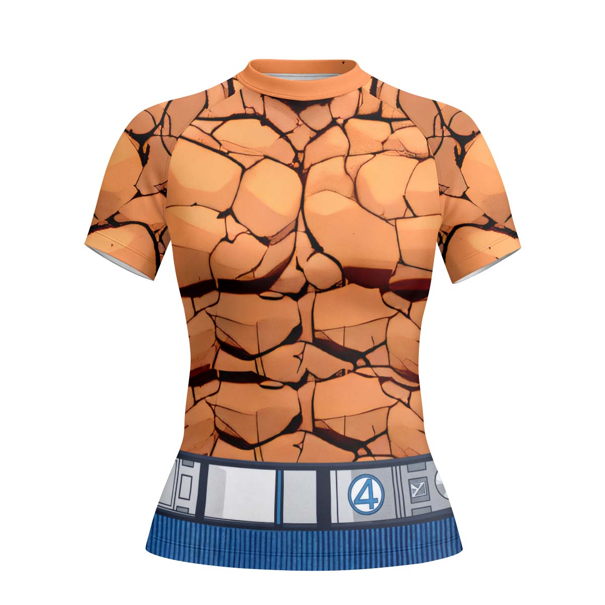  Marvel Fantastic 4 Thing Rash Guard