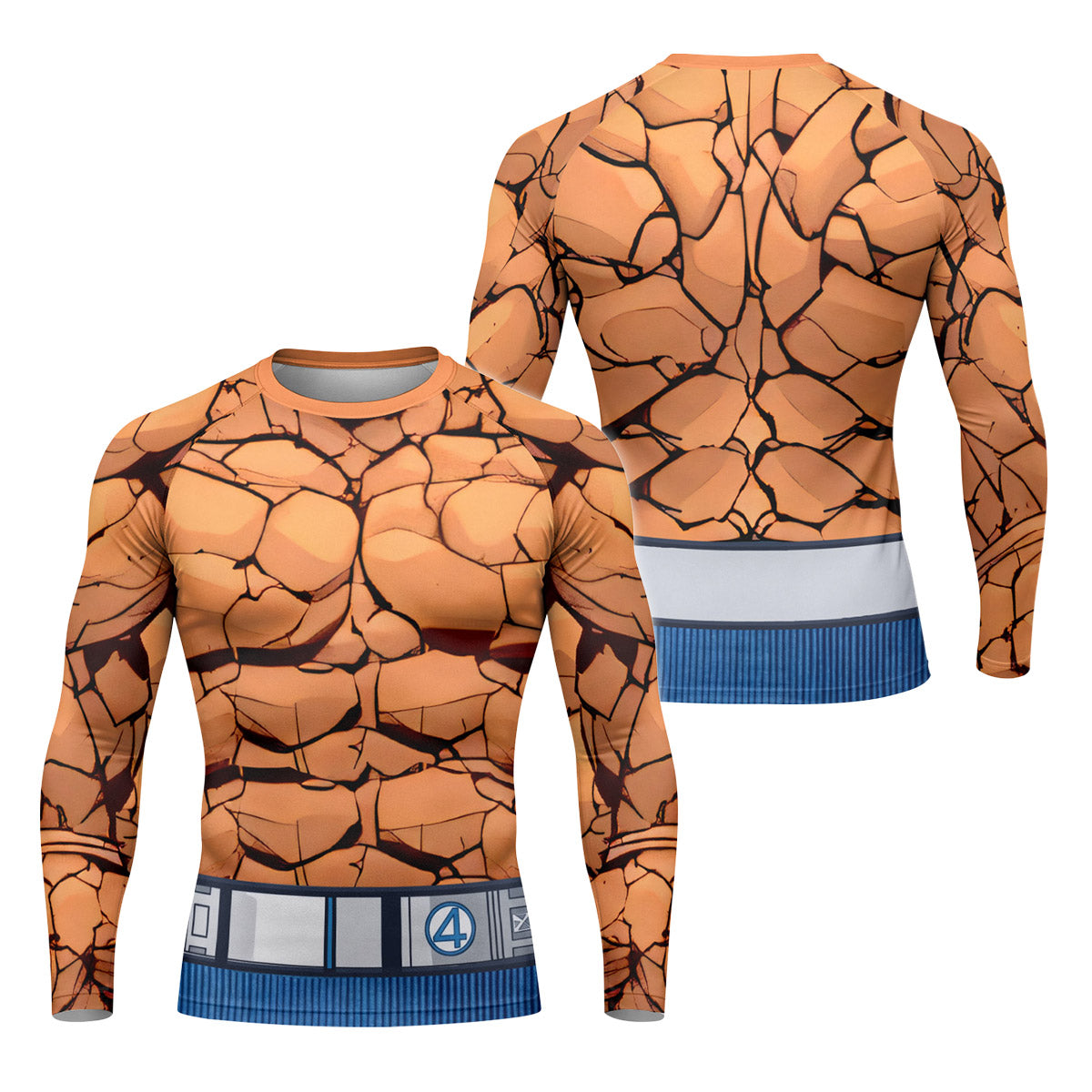  Marvel Fantastic 4 Thing Rash Guard
