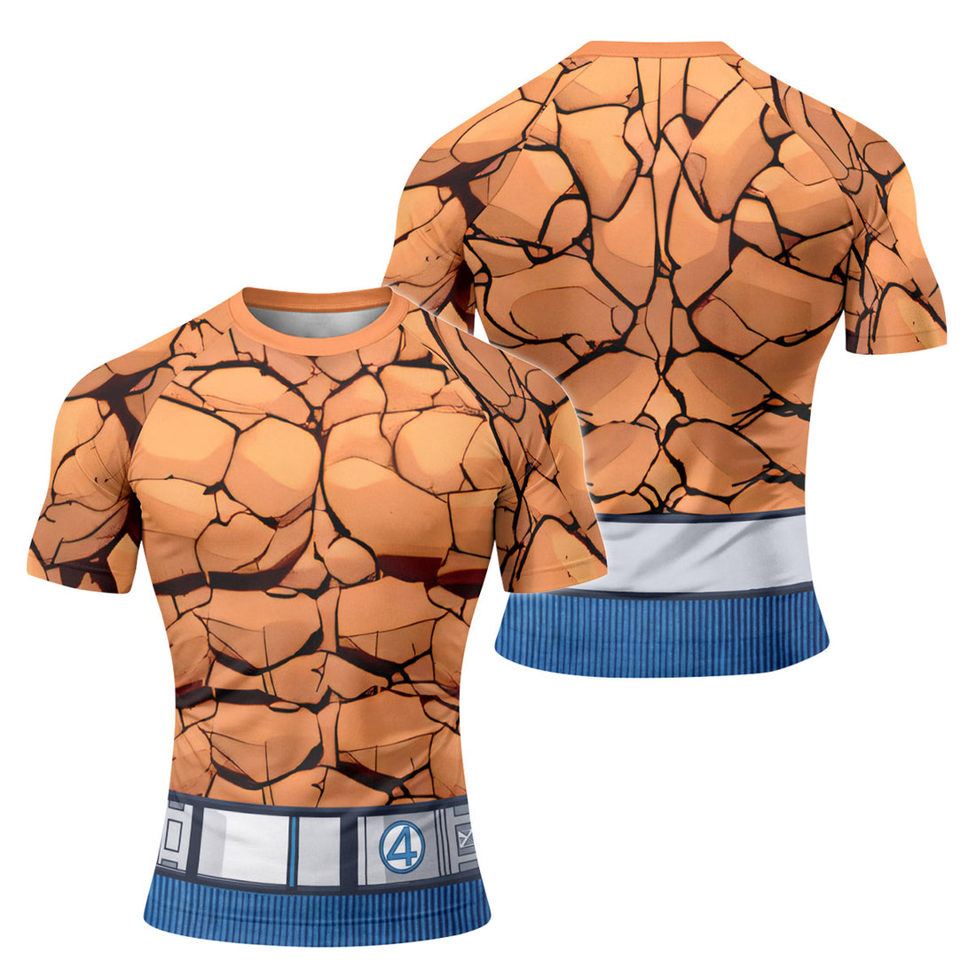 Marvel Fantastic 4 Thing Rash Guard