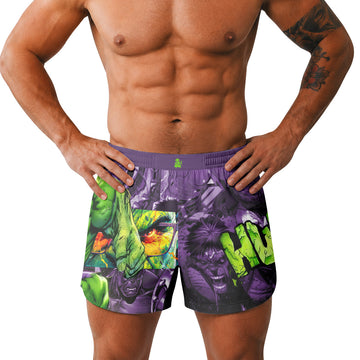  Marvel Incredible Hulk Grappling Shorts
