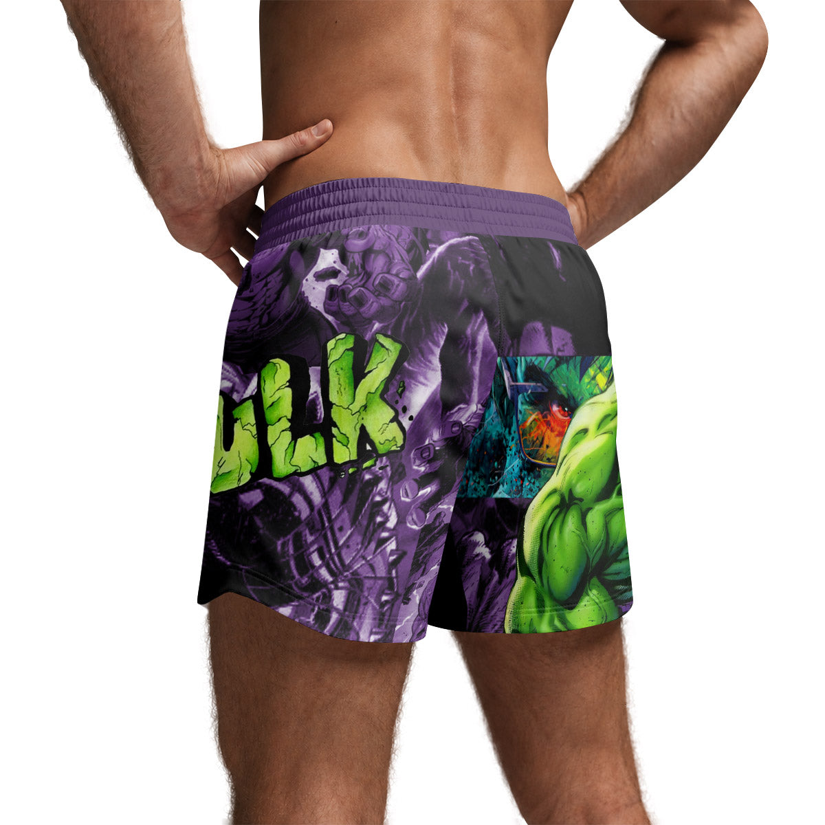  Marvel Incredible Hulk Grappling Shorts