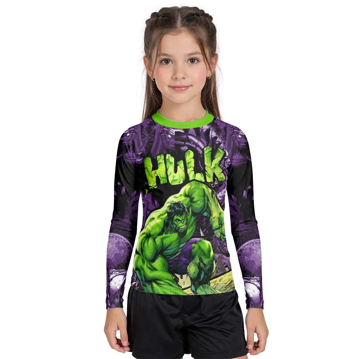 Marvel Incredible Hulk Kids Rash Guard