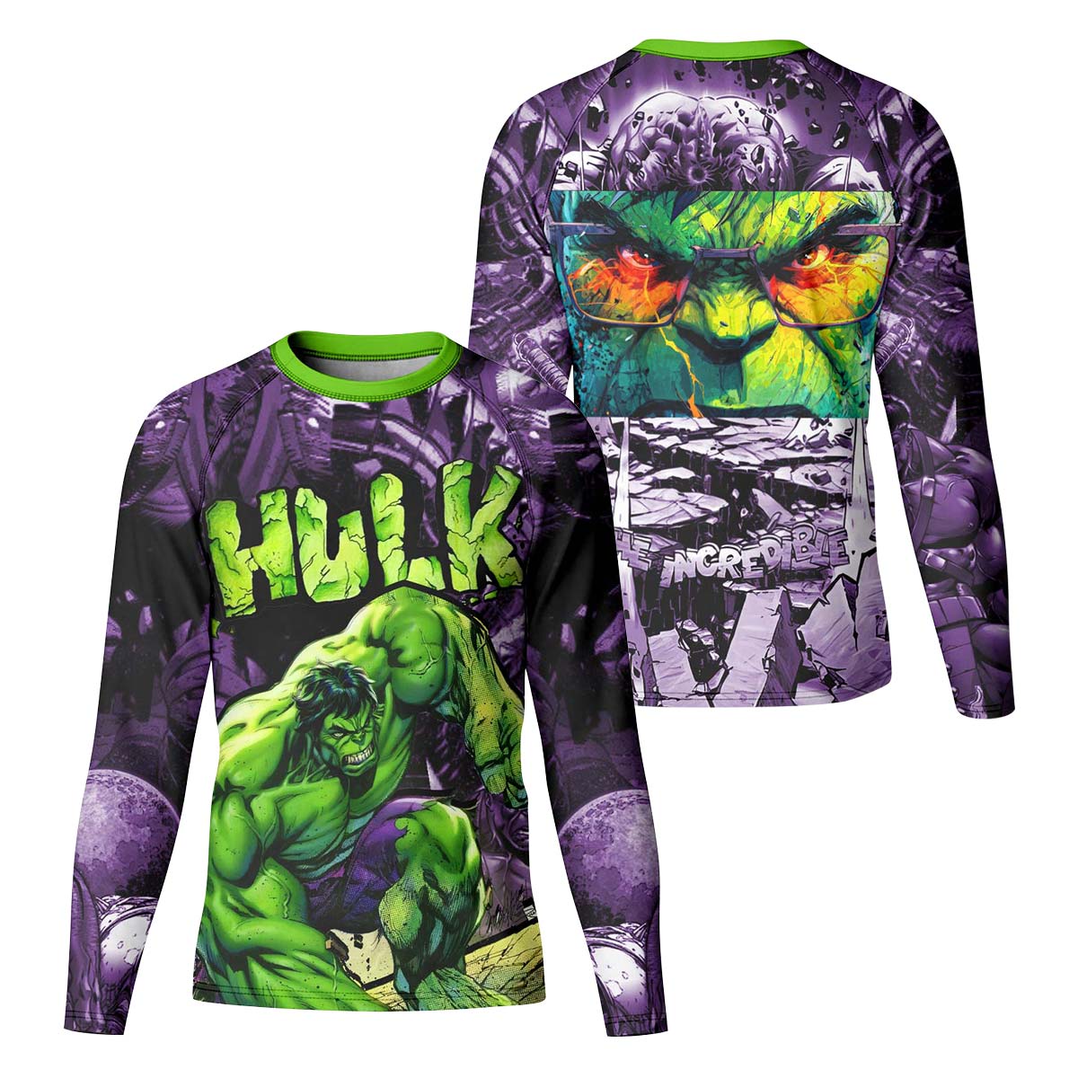 Marvel Incredible Hulk Kids Rash Guard
