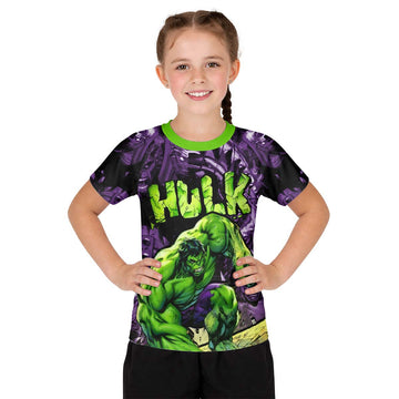  Marvel Incredible Hulk Kids Rash Guard
