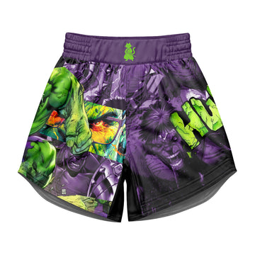 Marvel Incredible Hulk Kids Grappling Shorts