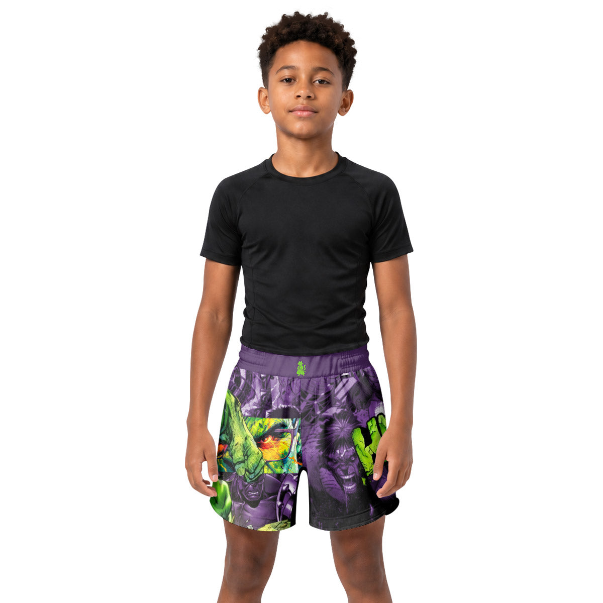 Marvel Incredible Hulk Kids Grappling Shorts