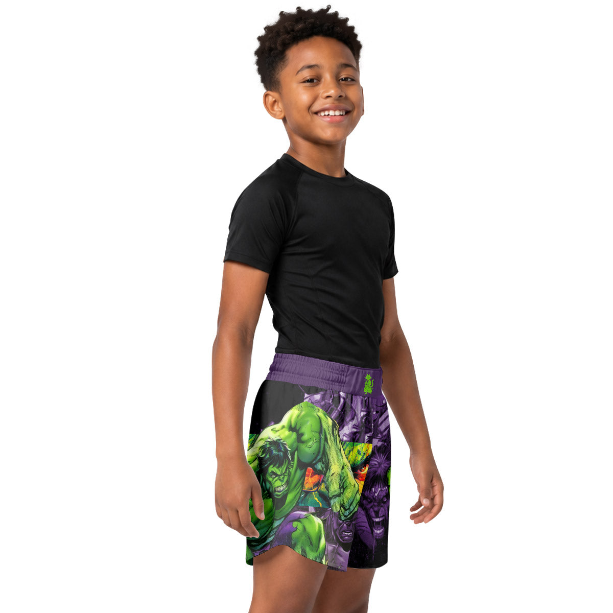 Marvel Incredible Hulk Kids Grappling Shorts