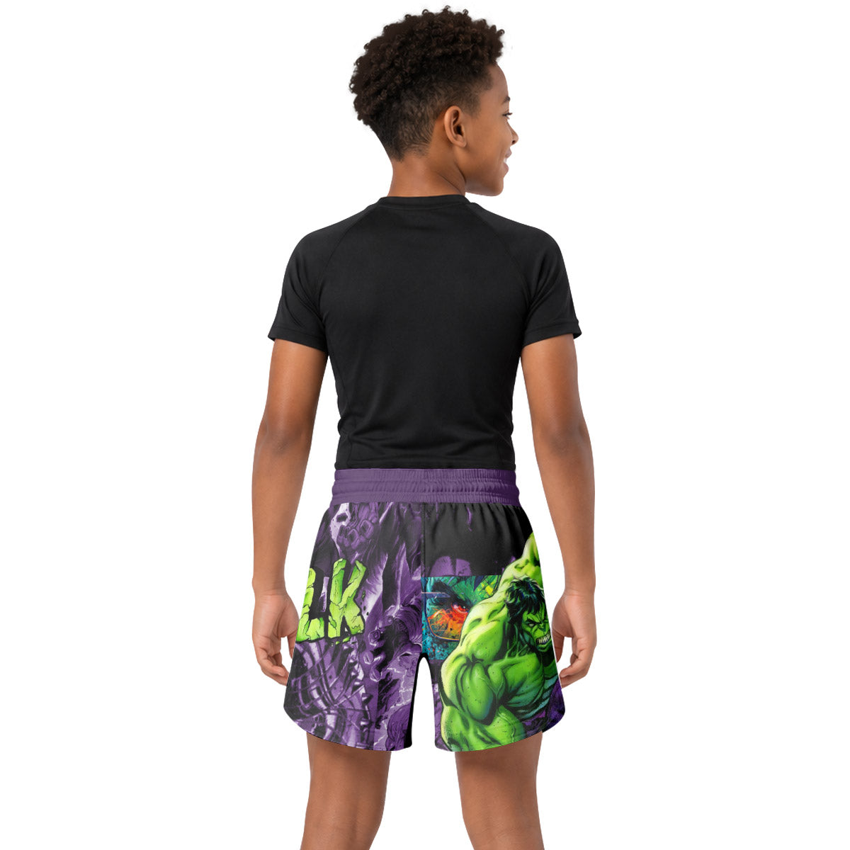 Marvel Incredible Hulk Kids Grappling Shorts