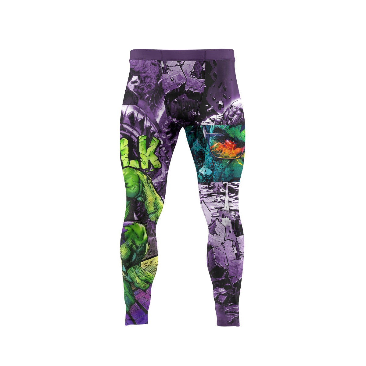  Marvel Incredible Hulk Men's Compression Leggings