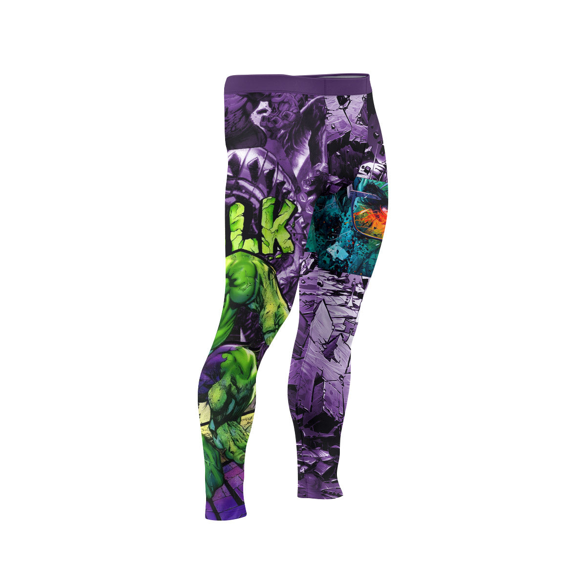 Marvel Incredible Hulk Men's Compression Leggings