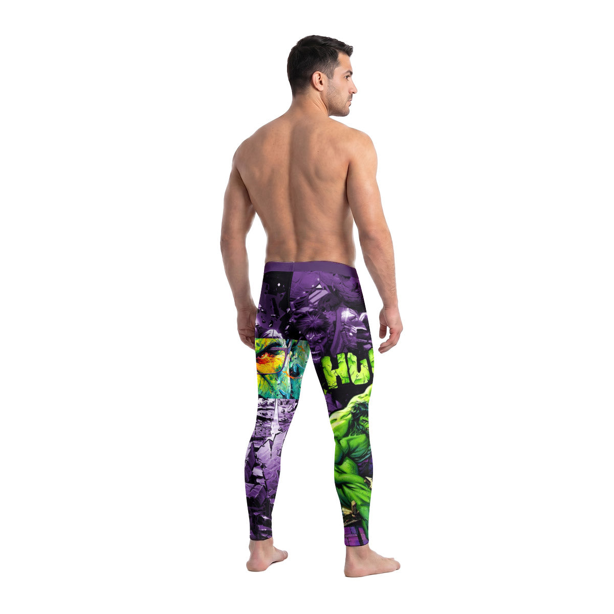  Marvel Incredible Hulk Men's Compression Leggings