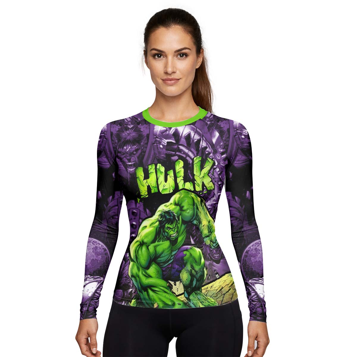  Marvel Incredible Hulk Rash Guard