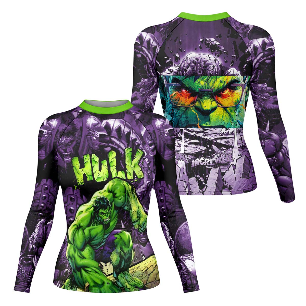  Marvel Incredible Hulk Rash Guard