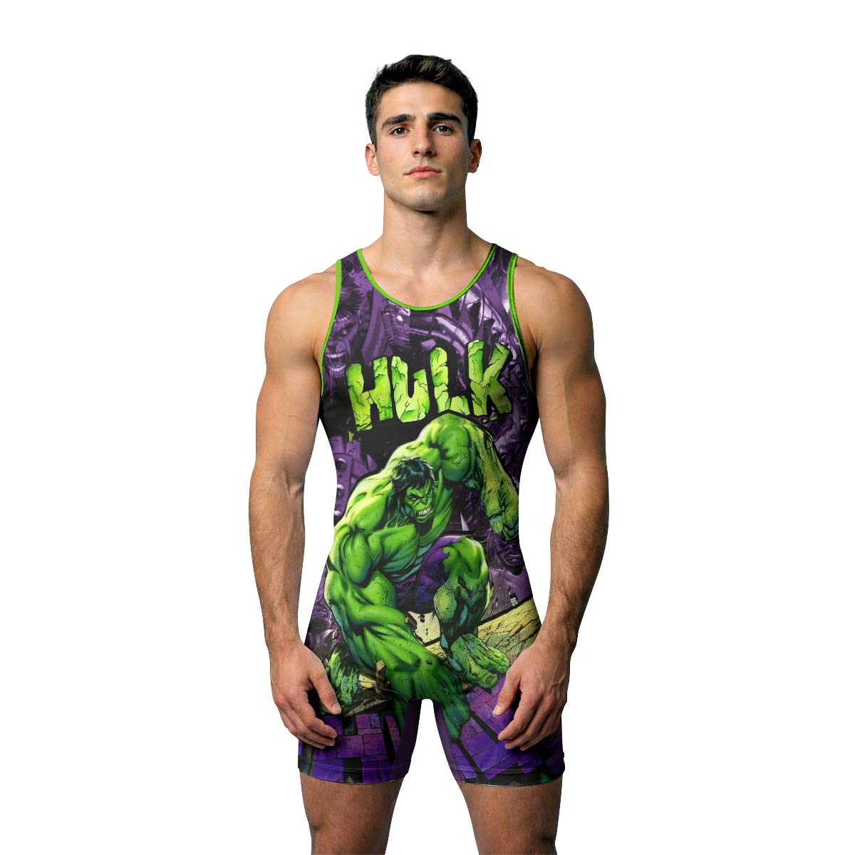 Marvel Incredible Hulk Wrestling Singlet
