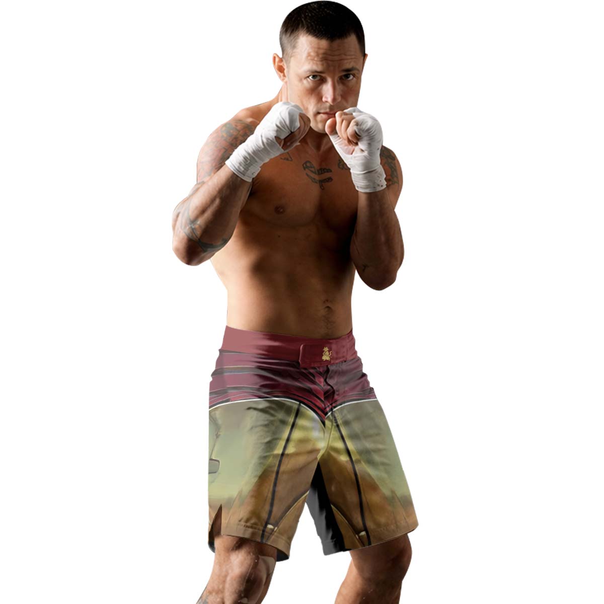  Marvel Iron Man Mark VII Armor Fight Shorts