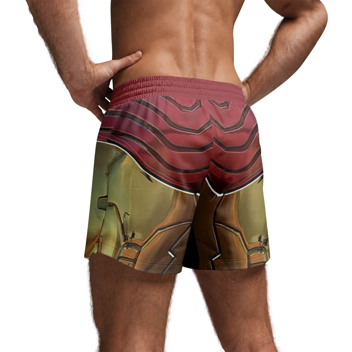  Marvel Iron Man Mark VII Armor Grappling Shorts
