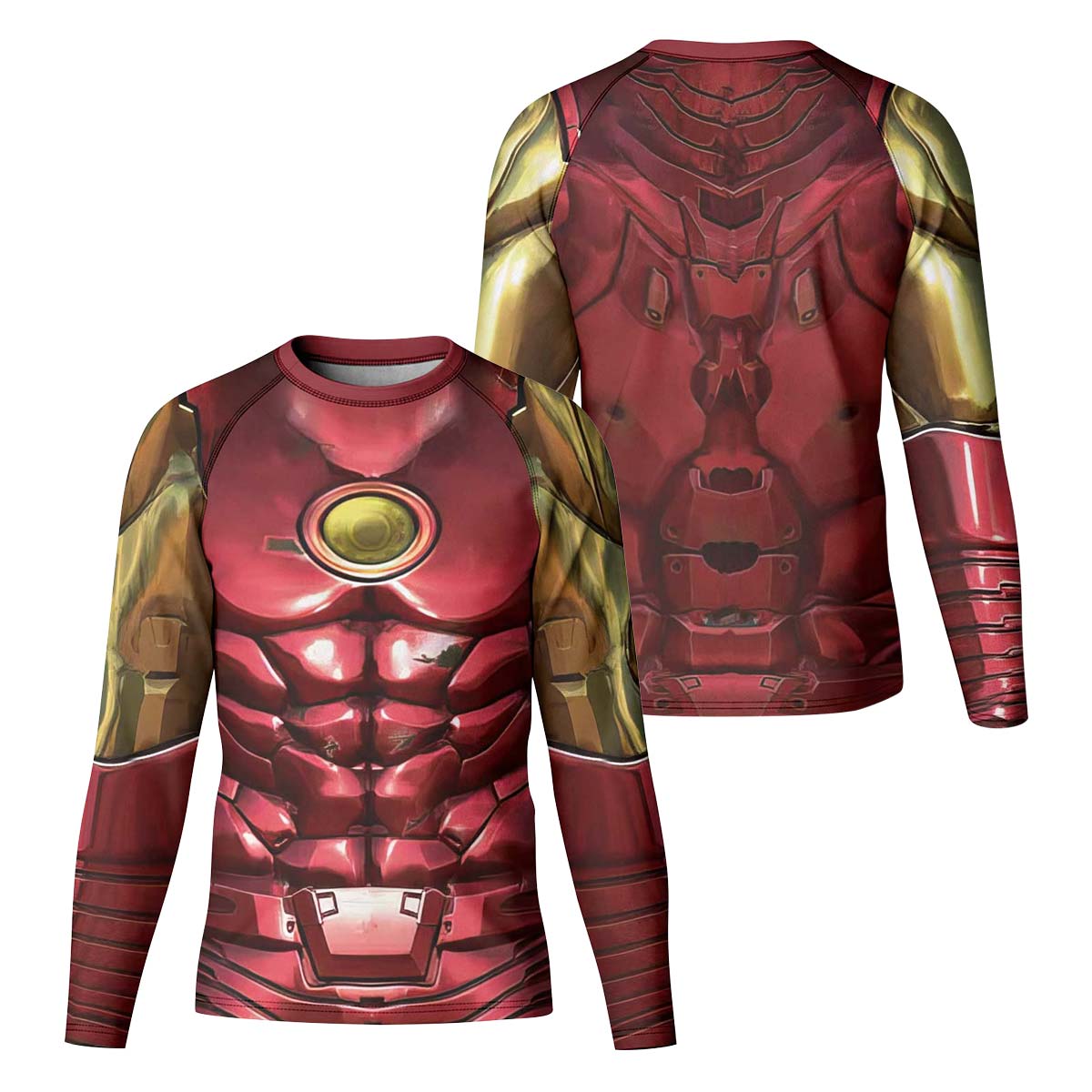 Marvel Iron Man Mark VII Armor Kids Rash Guard