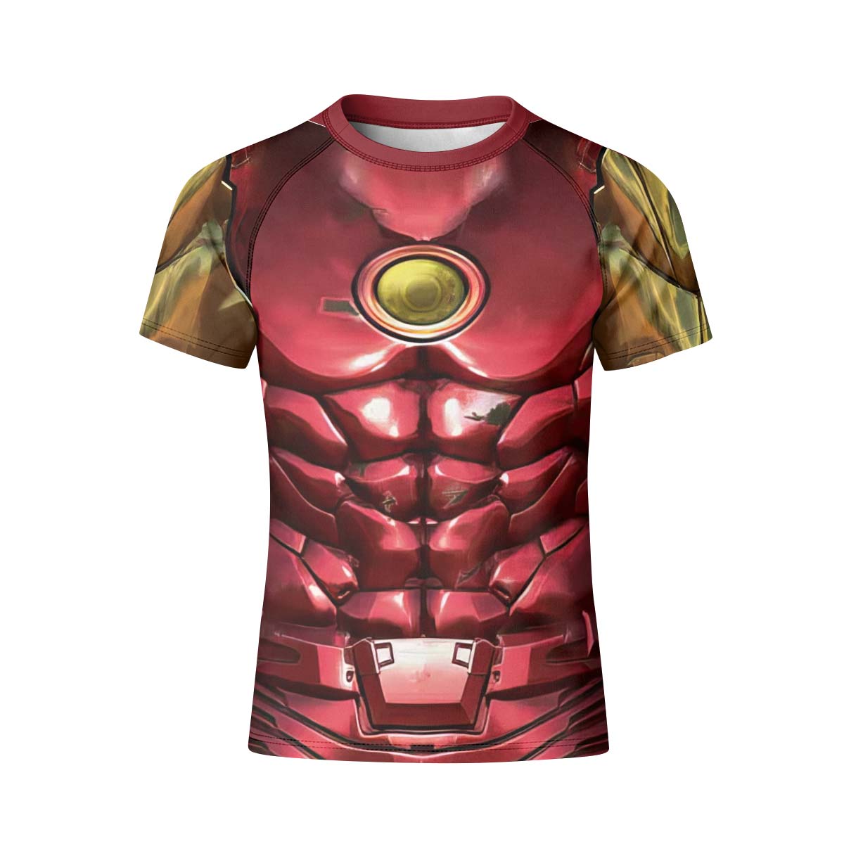 Marvel Iron Man Mark VII Armor Kids Rash Guard