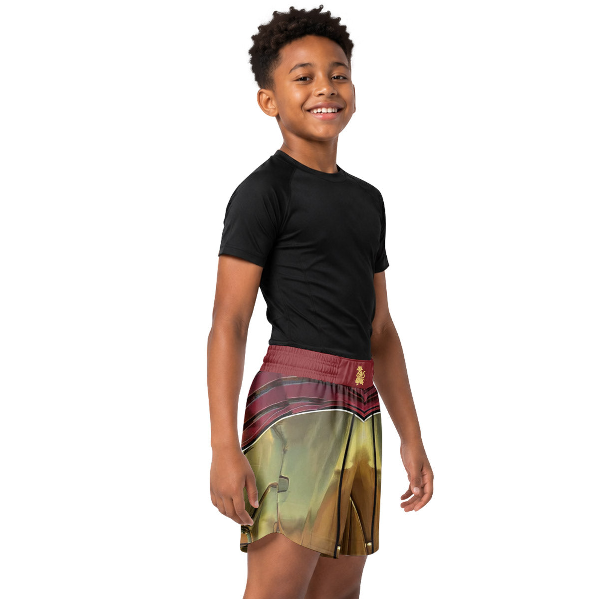 Marvel Iron Man Mark VII Armor Kids Grappling Shorts