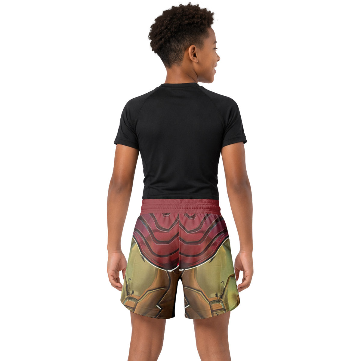 Marvel Iron Man Mark VII Armor Kids Grappling Shorts