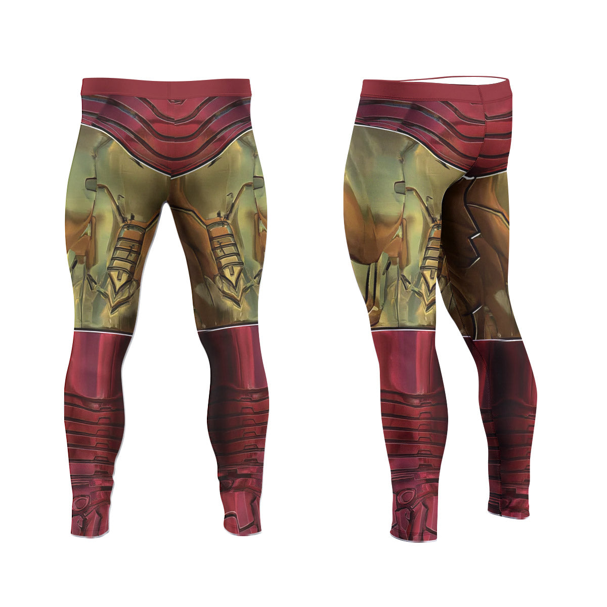  Marvel Iron Man Mark VII Armor Men's Compression Leggings