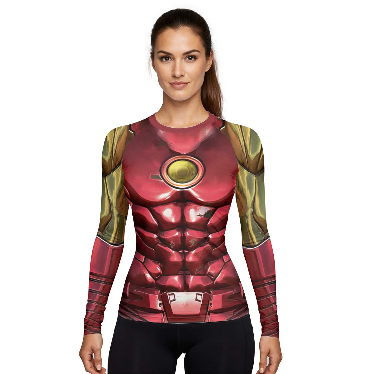  Marvel Iron Man Mark VII Armor Rash Guard