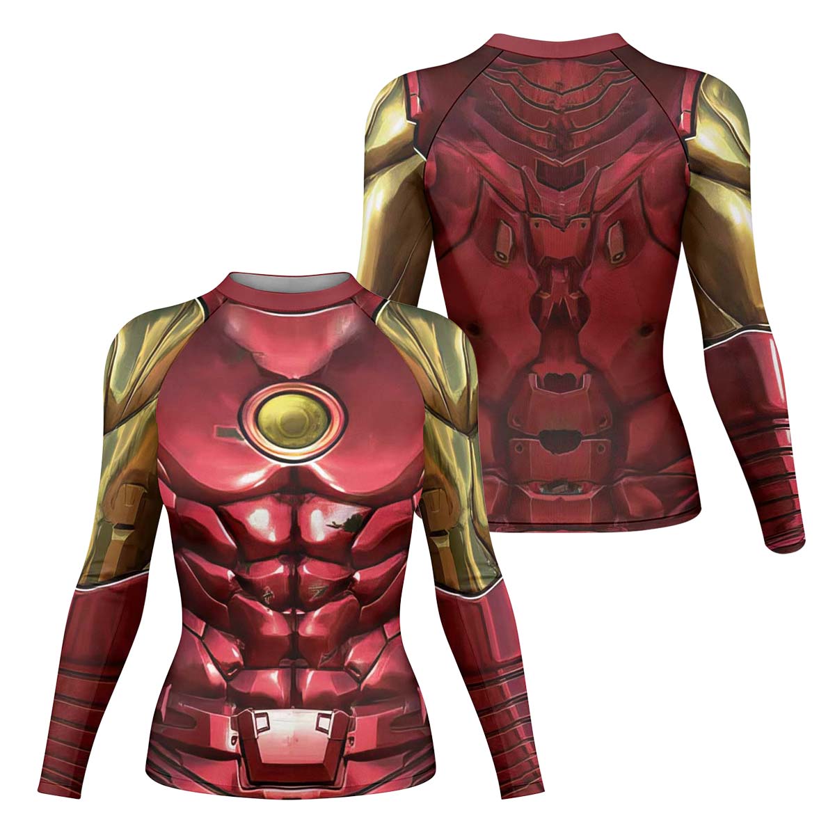  Marvel Iron Man Mark VII Armor Rash Guard