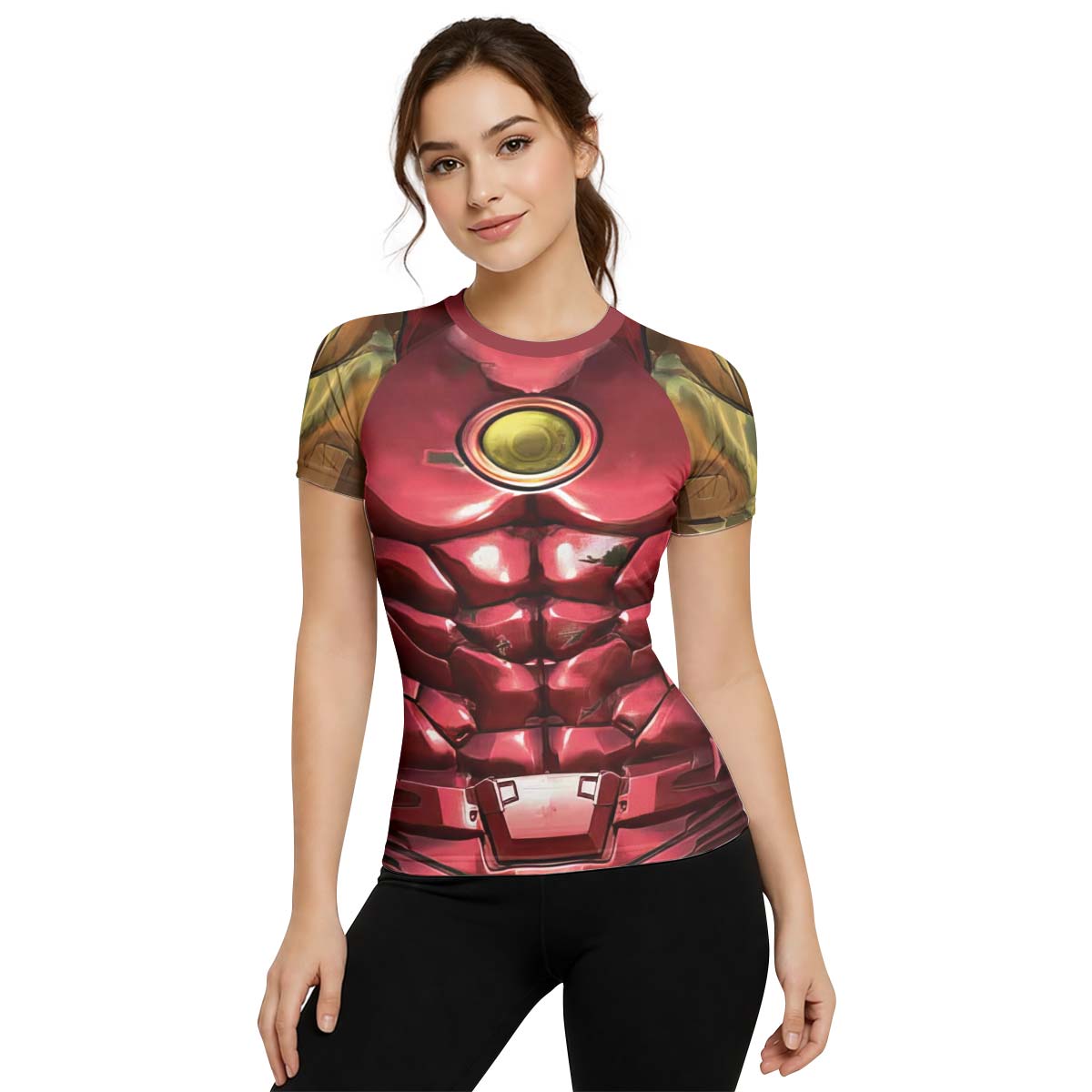  Marvel Iron Man Mark VII Armor Rash Guard