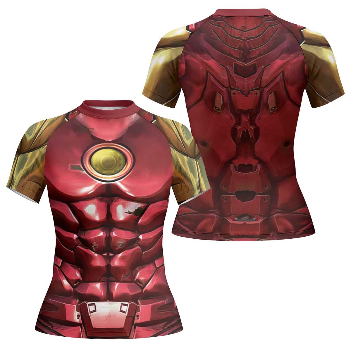  Marvel Iron Man Mark VII Armor Rash Guard