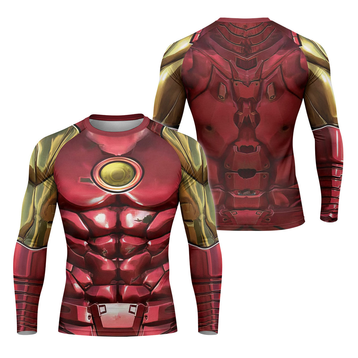 Marvel Iron Man Mark VII Armor Rash Guard