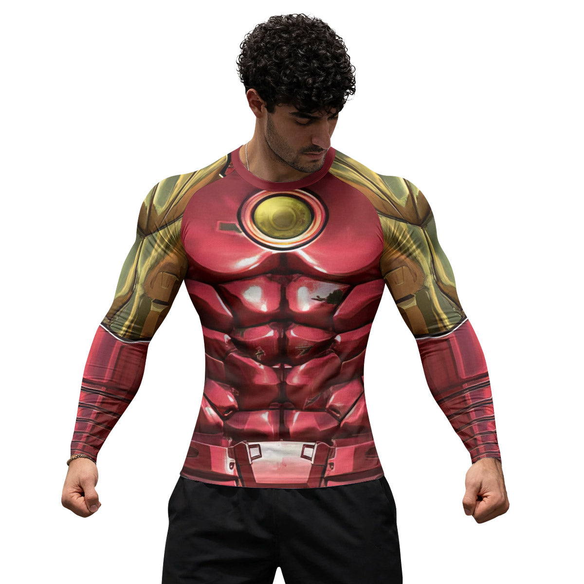 Marvel Iron Man Mark VII Armor Rash Guard