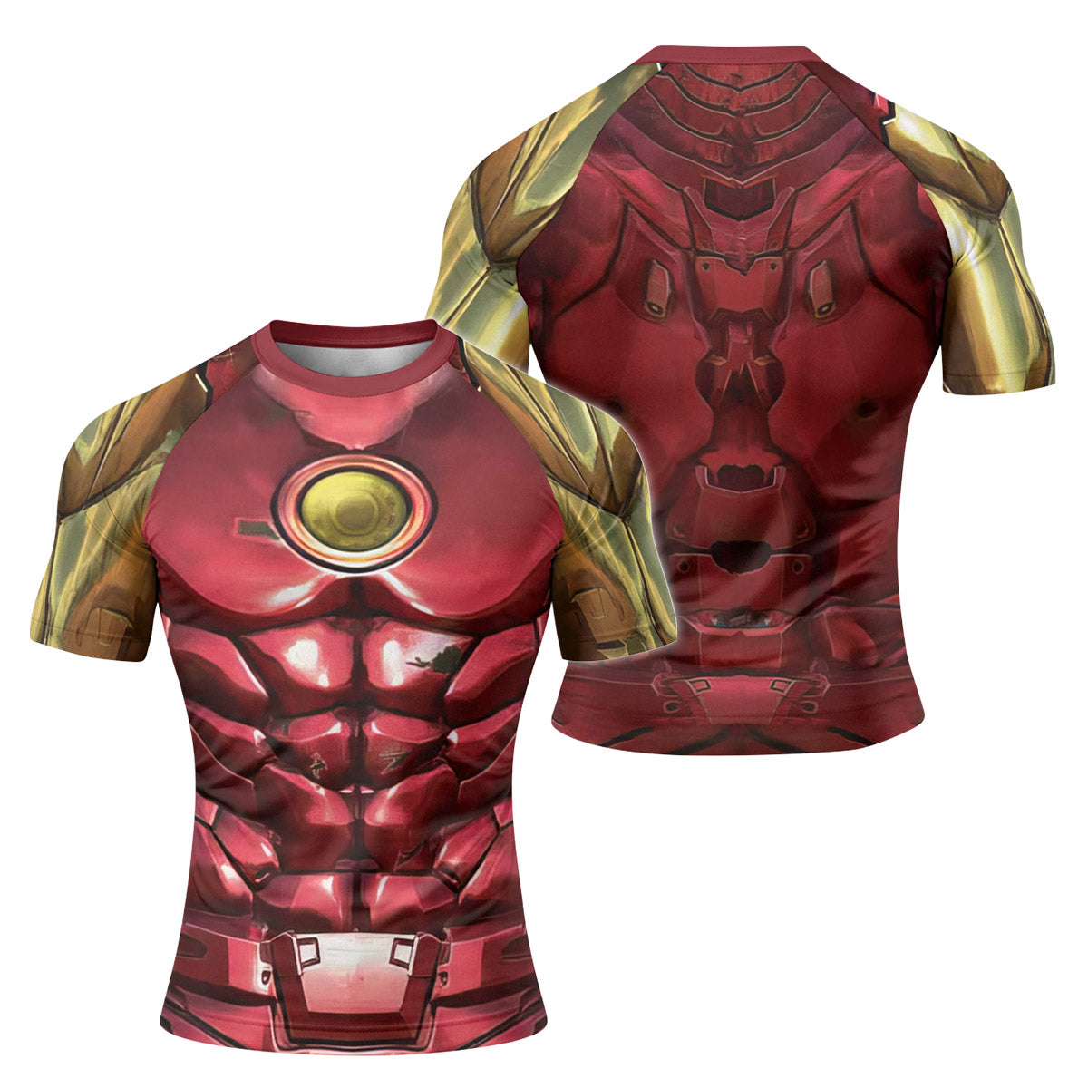 Marvel Iron Man Mark VII Armor Rash Guard