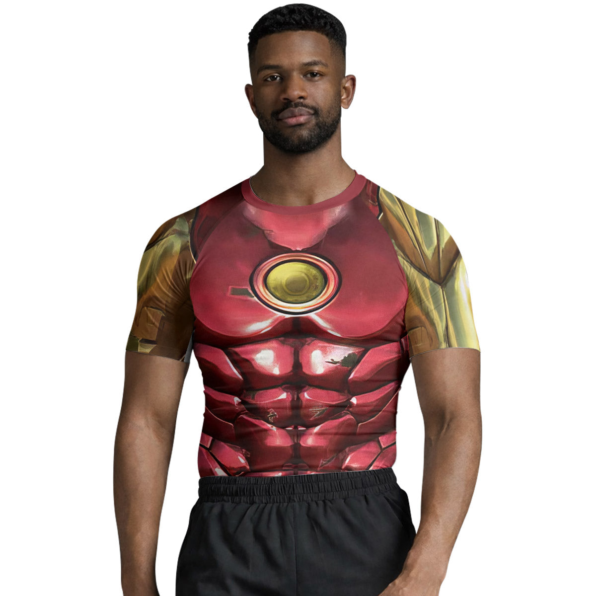 Marvel Iron Man Mark VII Armor Rash Guard
