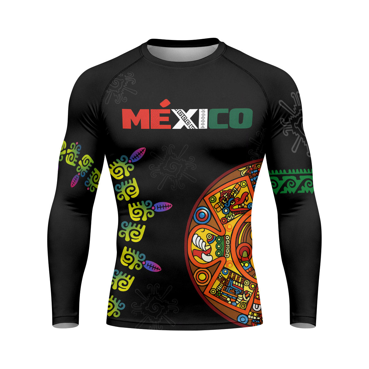 Mexico Aztec Rash Guard