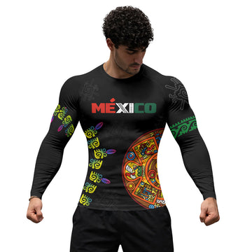 Mexico Aztec Rash Guard