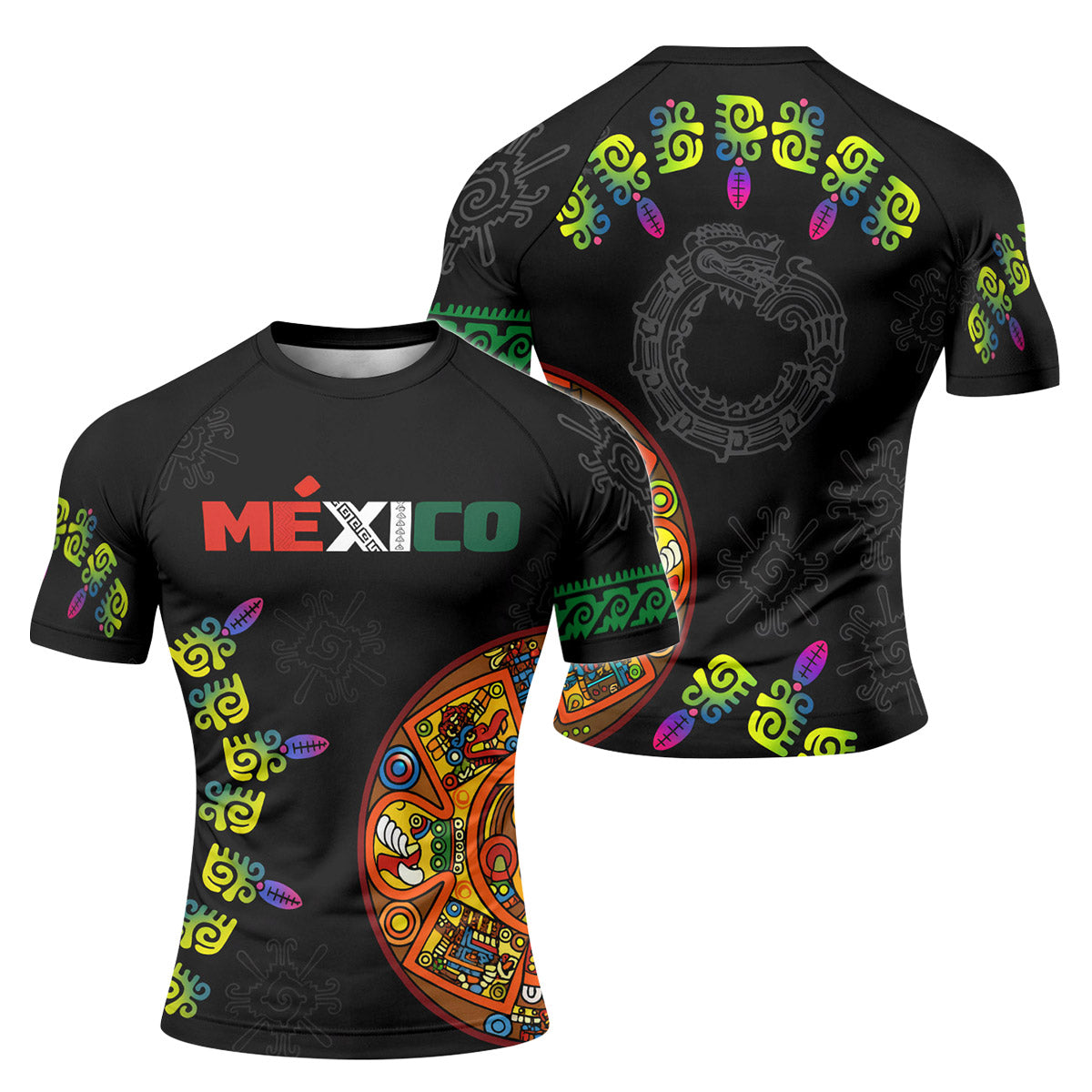 Mexico Aztec Rash Guard