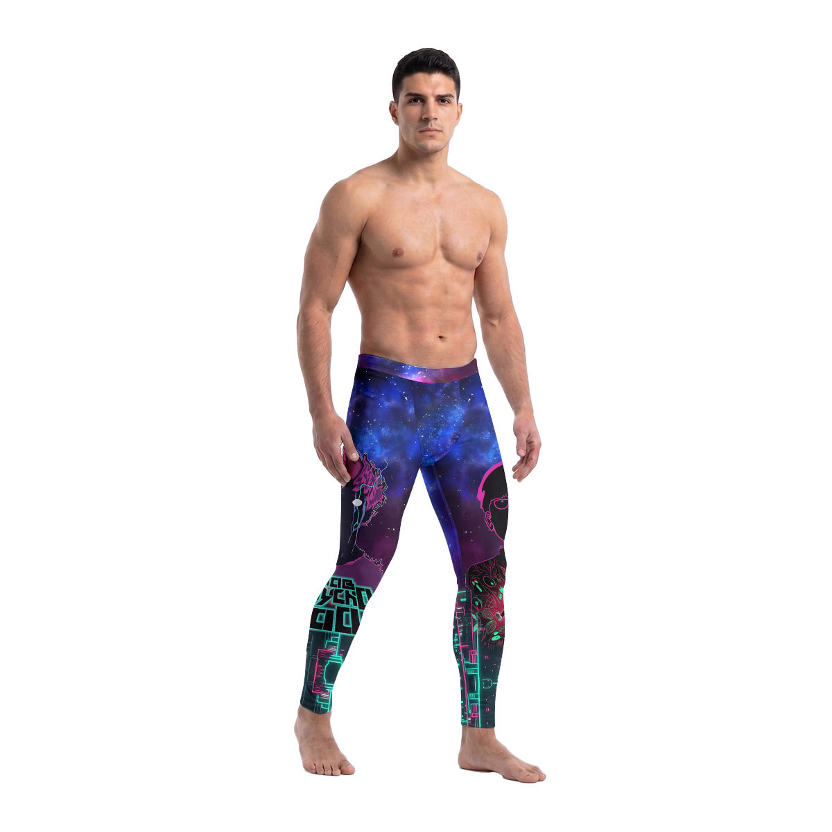  Mob Psycho 100 Men's Compression Leggings