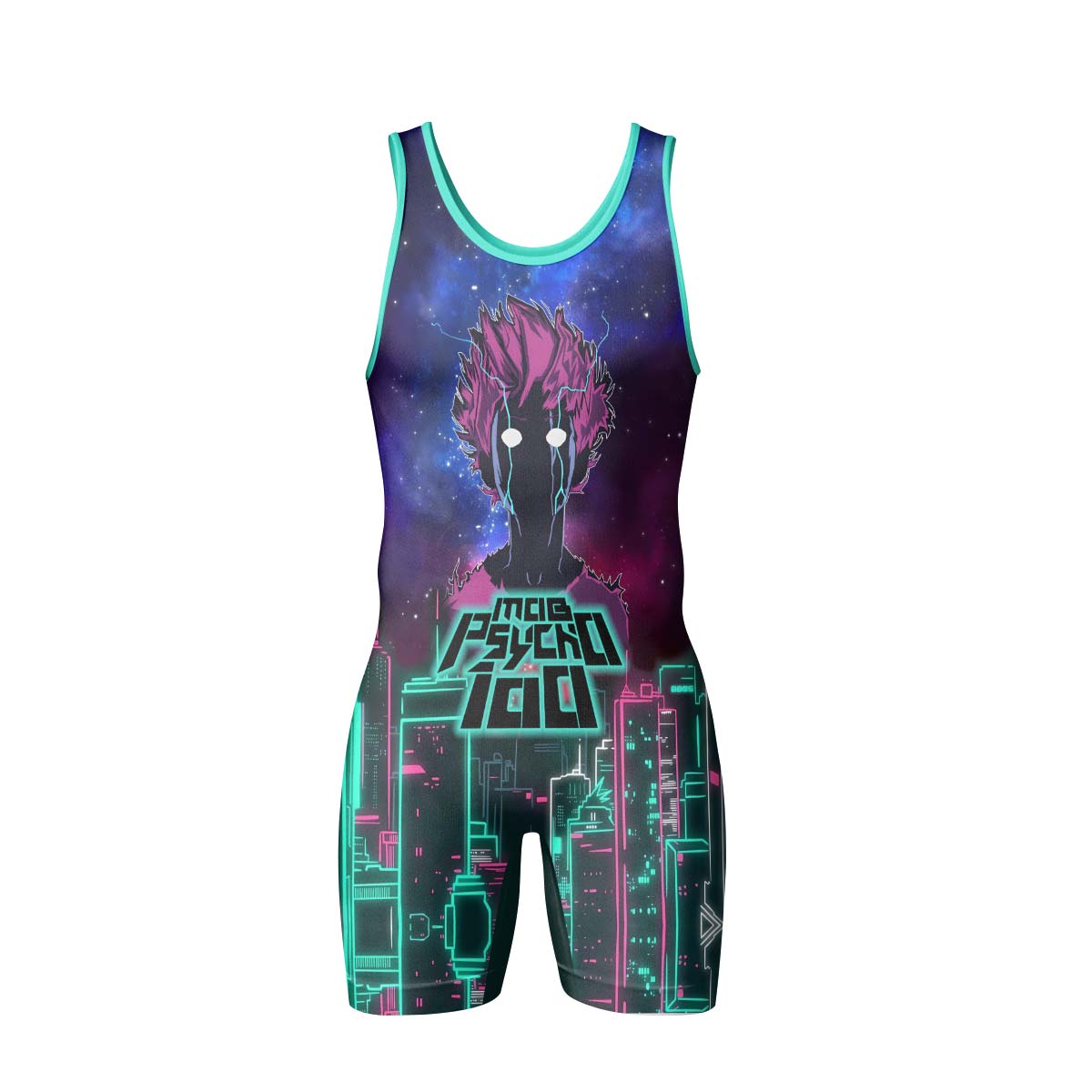  Mob Psycho 100 Wrestling Singlet