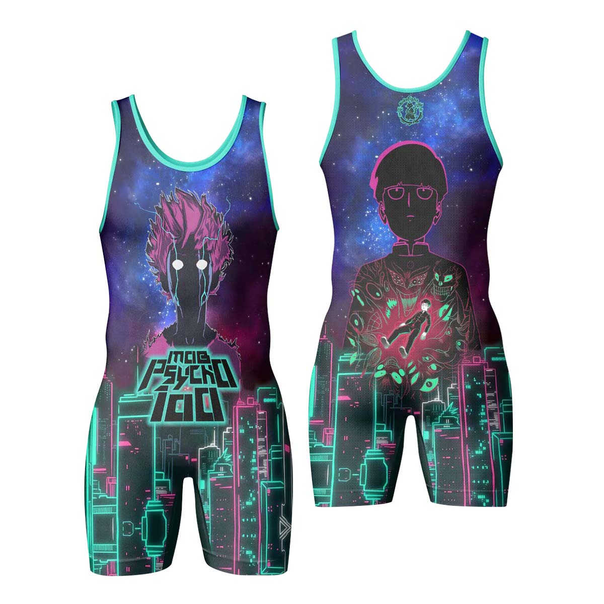  Mob Psycho 100 Wrestling Singlet