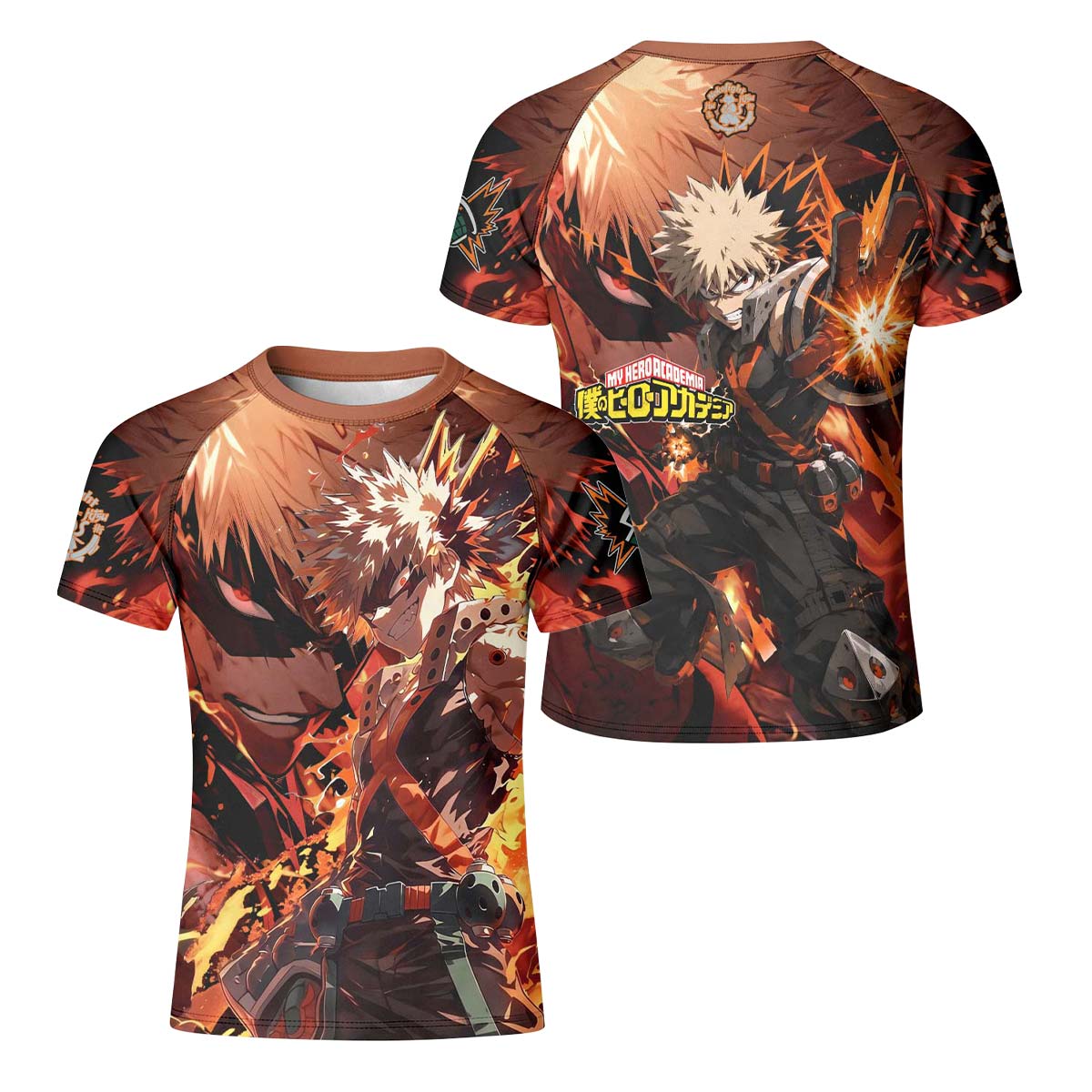 My Hero Academia Bakugo Kid Rash Guard