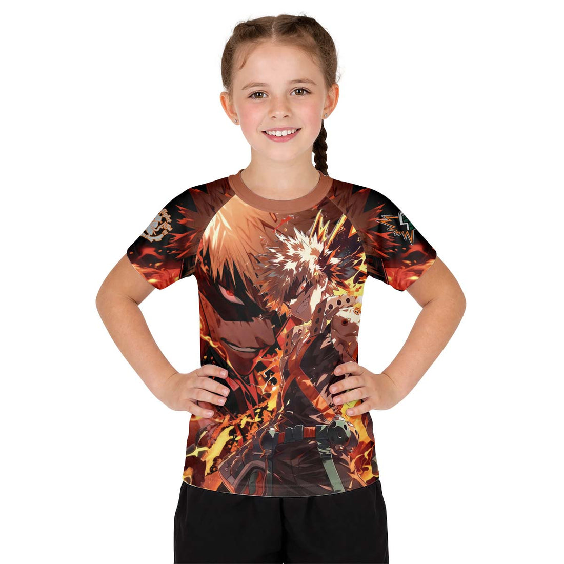  My Hero Academia Bakugo Kid Rash Guard
