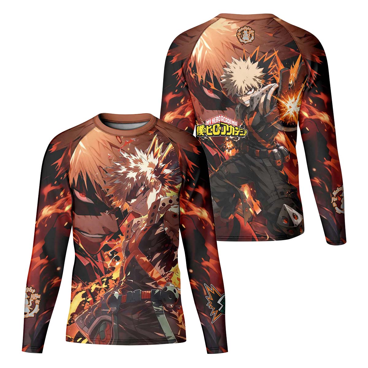  My Hero Academia Bakugo Kid Rash Guard