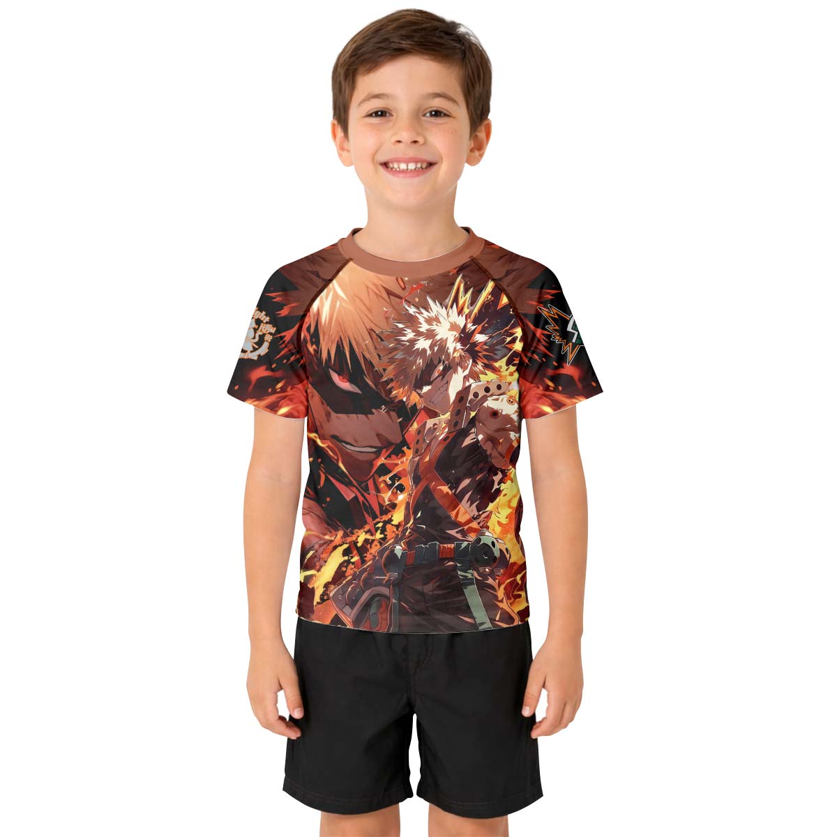  My Hero Academia Bakugo Kid Rash Guard