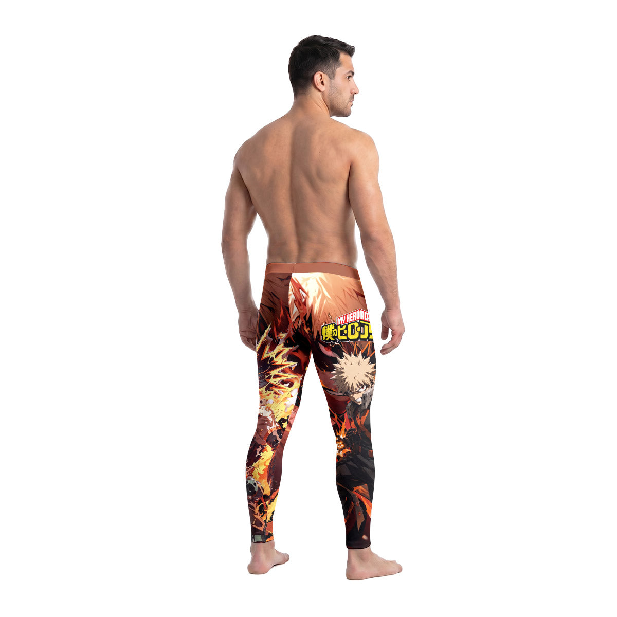  My Hero Academia Bakugo Men's Compression Leggings